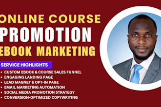 do ebook marketing, online course promotion, ebook promotion, ebook sales funnel
