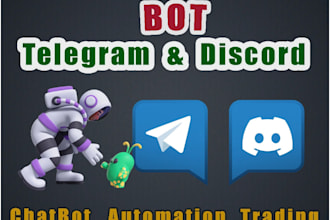 develop telegram trading bot on evm, solana, cosmos, volume bot