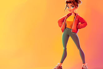 make your portrait into a disney style cartoon