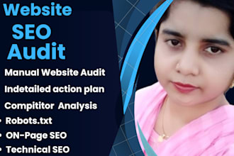 provide a professional SEO audit report of your website