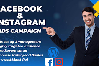 setup and run facebook and instagram meta ads campaigns