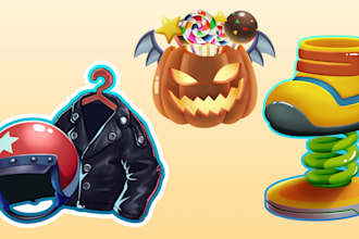illustration icon, logo, sticker, graphic for game or website