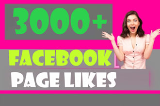 add your 3000 facebook like, followers instantly
