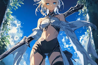 draw nsfw art anime ai retro art oc futa furry fandom manga