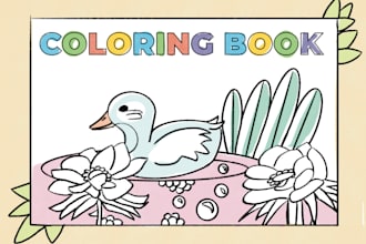draw coloring book pages for children and adults