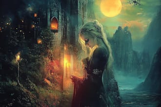 create fantasy character artwork for you