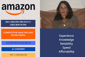 create best selling SEO optimized amazon listings