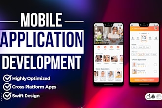 develop a top quality flutter mobile app for ios and android