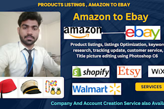 do amazon cross products listings ebay listings seo esty and walmart lister