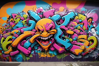 design graffiti designs, murals and wall arts
