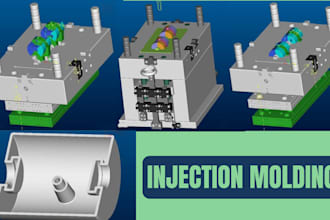 design plastic ceramics metal injection molding printable stl for 3d printing