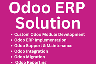 do odoo customization , module development and odoo deployment