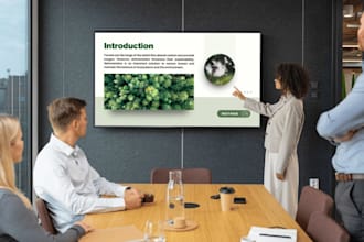 redesign revamp powerpoint presentation deck, enhance canva template