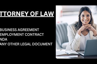prepare motions, legal documents, lawsuits, complaints, appeals, contracts, nda