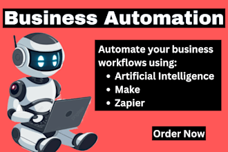 automate your business workflows using n8n, make and zapier