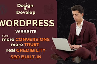 build new wordpress website with elementor pro