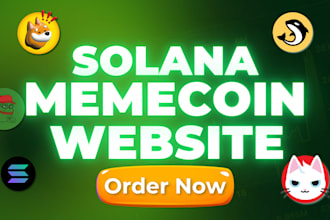 crypto website, solana memecoin website, crypto memecoin, meme coin website