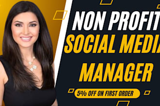 be nonprofit social media manager to do event promotion and strategy planning