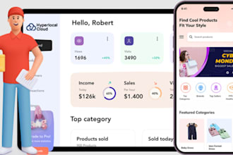 develop ai marketplace app, multi vendor marketplace app, ecommerce app, website