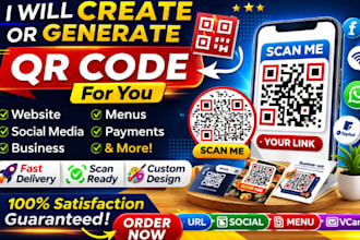 create or generate your qr code for you