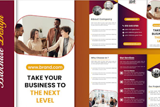 design brochure, booklet, catalog and annual report in print or digital