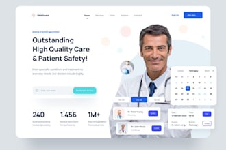 do medical website, healthcare website, clinic website, dental care website