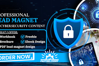 write ebook, lead magnet on cybersecurity and artificial intelligence