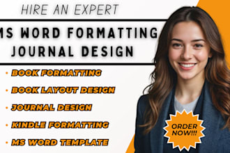 format and edit google docs ms word template journal design book layout design