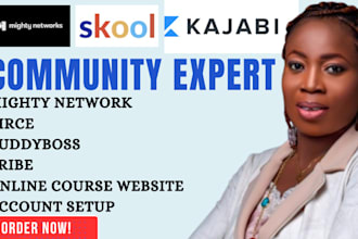 setup and manage your online course community on mighty networks, circle, kajabi