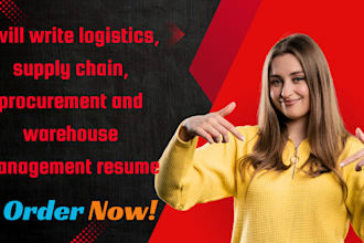 draft supply chain logistics warehouse managment and procurment resume