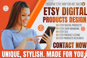 set up etsy shop etsy digital products etsy SEO etsy product listing etsy shop