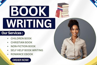 be your ebook ghostwriter, nonfiction ebook, self help ebook and christian book
