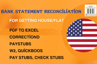 do bank statement reconciliation bookkeeping and paystubs, check stubs