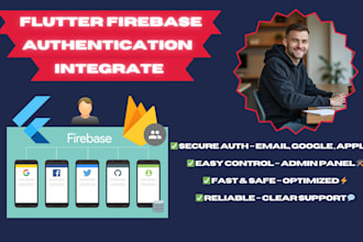 integrate firebase auth in your app with an admin panel