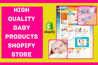design baby products shopify, baby clothing, baby products, baby accessories