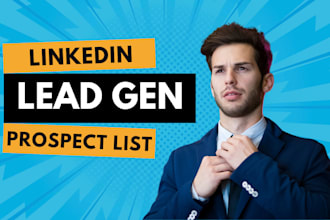 do linkedin lead generation, b2b leads, and email list building