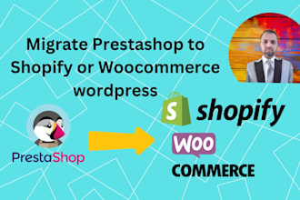 migrate prestashop products, orders, and customers data to shopify