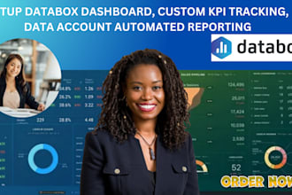 setup databox dashboard custom KPI tracking data account automated reporting