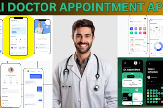 develop ai medical doctors appointment booking app and website