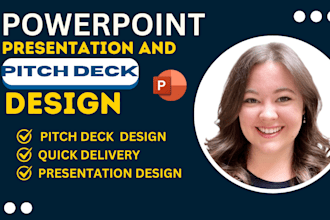 create powerpoint ppt presentation,pitch deck design,canva and google slides
