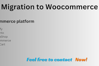 migrate your store to woocommerce from shopify, magento, prestashop and more