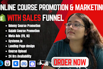 do udemy online course promtion kajabi thinkific stan store course marketing