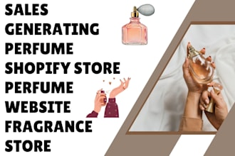 design perfume shopify store perfume website fragrance cologne perfume store