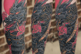 design professional japanese, asian style tattoo design
