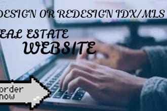 design your real estate website in wordpress wix and elementor with idx mls
