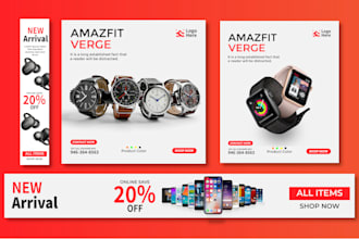 create creative website banner, web slider design