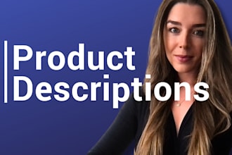 write SEO product descriptions