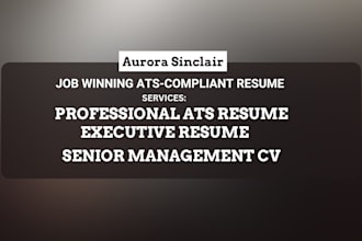 write a compelling executive resume for senior management roles