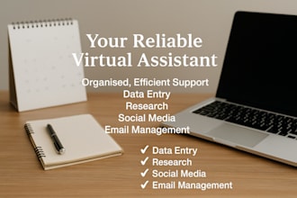 be your reliable virtual assistant for research, data entry, and admin tasks