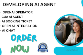 develop cua ai agent, open ai operator, integration and detec, ai booking ticket